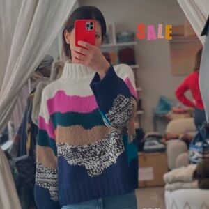 ELEVEN SIX Women's Corinne Sweater
Size XS/SM Made in Peru Baby alpaca NEW RARE